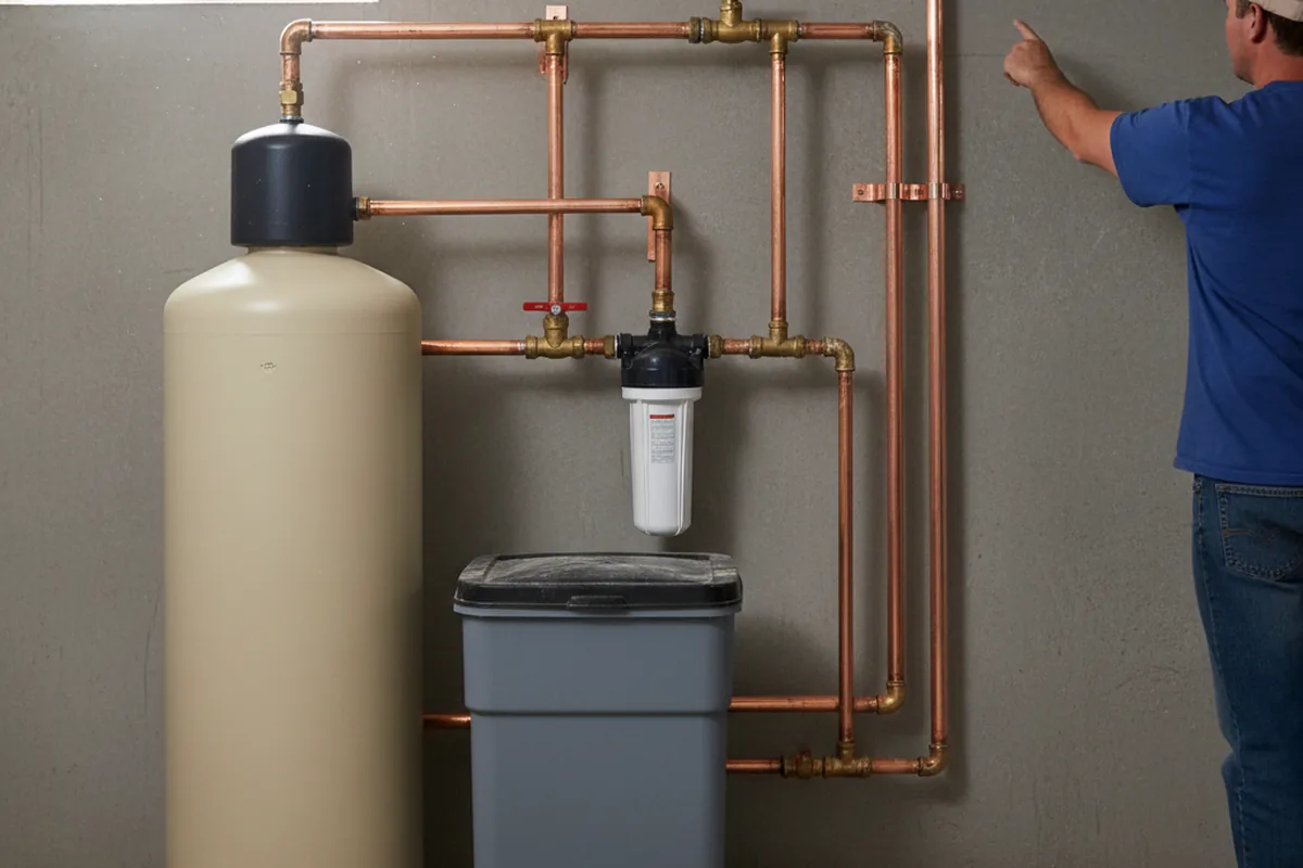 Whole-house water treatment system installed in Bethel